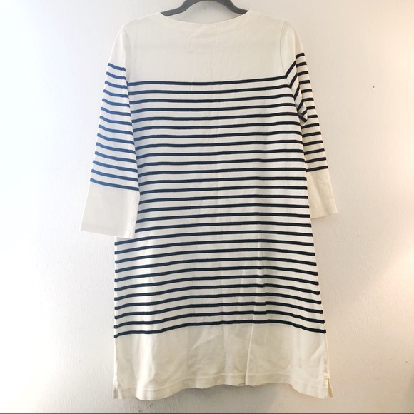 Anthropologie Dress Allihop Belmont Button Striped Sailor Dress Sz M EUC - Picture 8 of 9